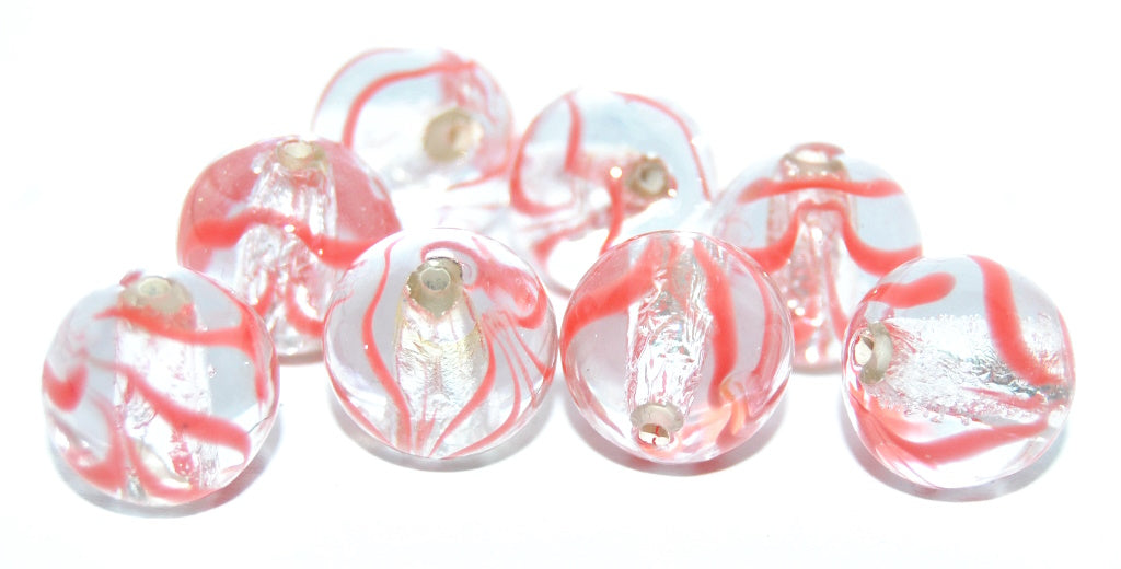 Lampwork HandMade Beads,Qq (QQ), Glass, Czech Republic