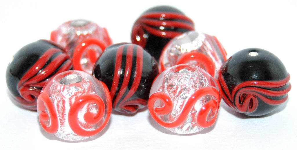 Lampwork HandMade Beads,Ss (SS), Glass, Czech Republic