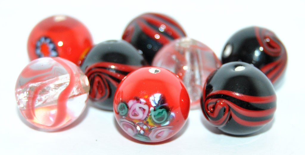 Lampwork HandMade Beads,Tt (TT), Glass, Czech Republic