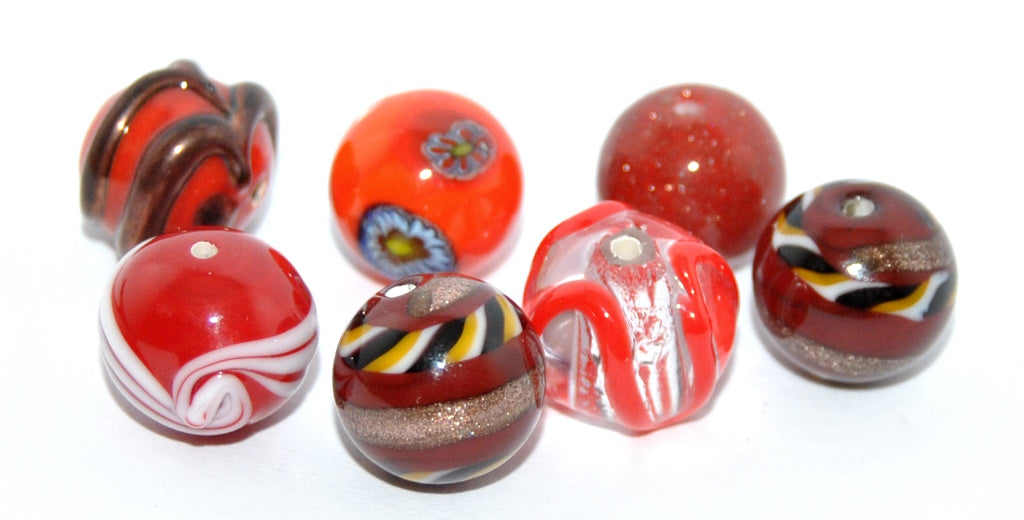 Lampwork HandMade Beads,Uu (UU), Glass, Czech Republic