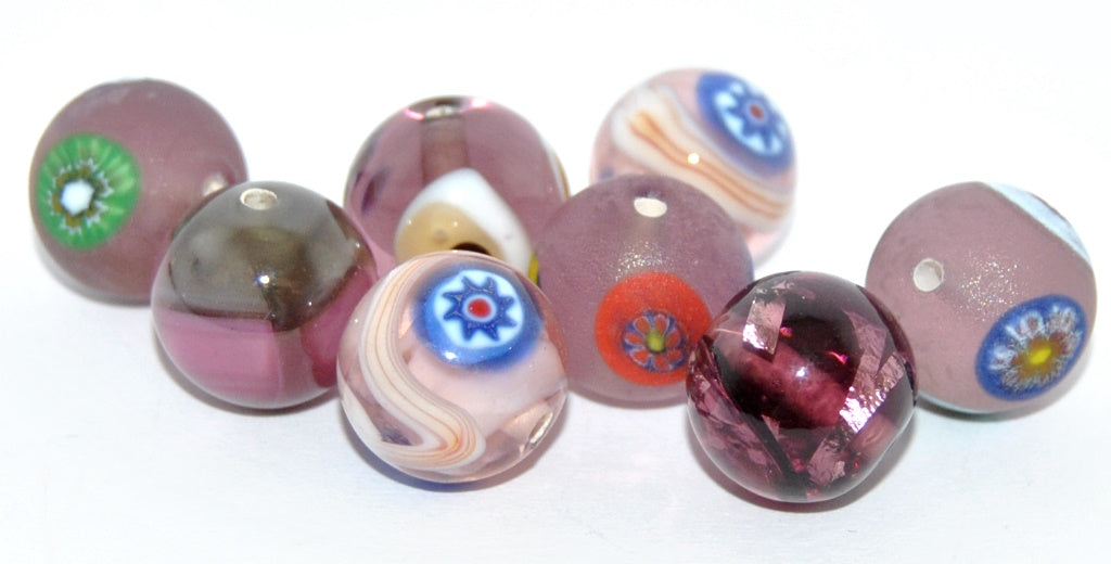 Lampwork HandMade Beads,Ab (-AB), Glass, Czech Republic