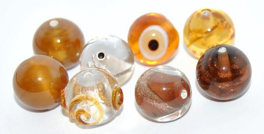 Lampwork HandMade Beads,Am (-AM), Glass, Czech Republic