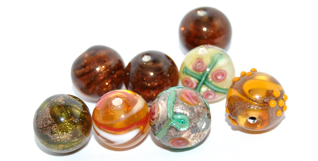 Lampwork HandMade Beads,Ap (-AP), Glass, Czech Republic
