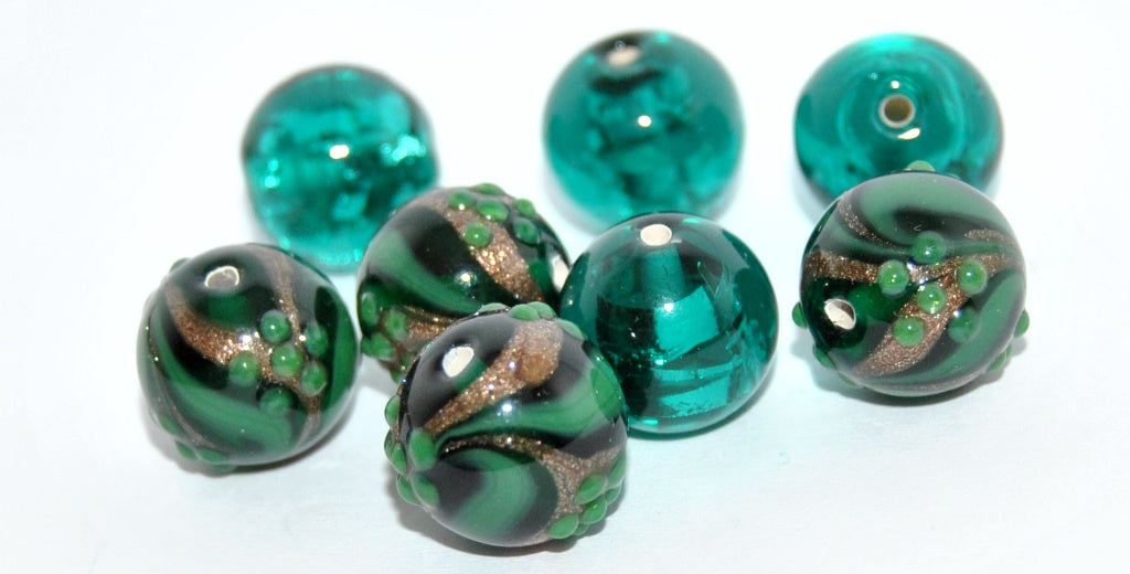 Lampwork HandMade Beads,Az (-AZ), Glass, Czech Republic