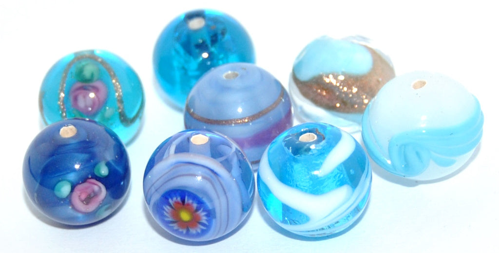 Lampwork HandMade Beads,Bk (-BK), Glass, Czech Republic
