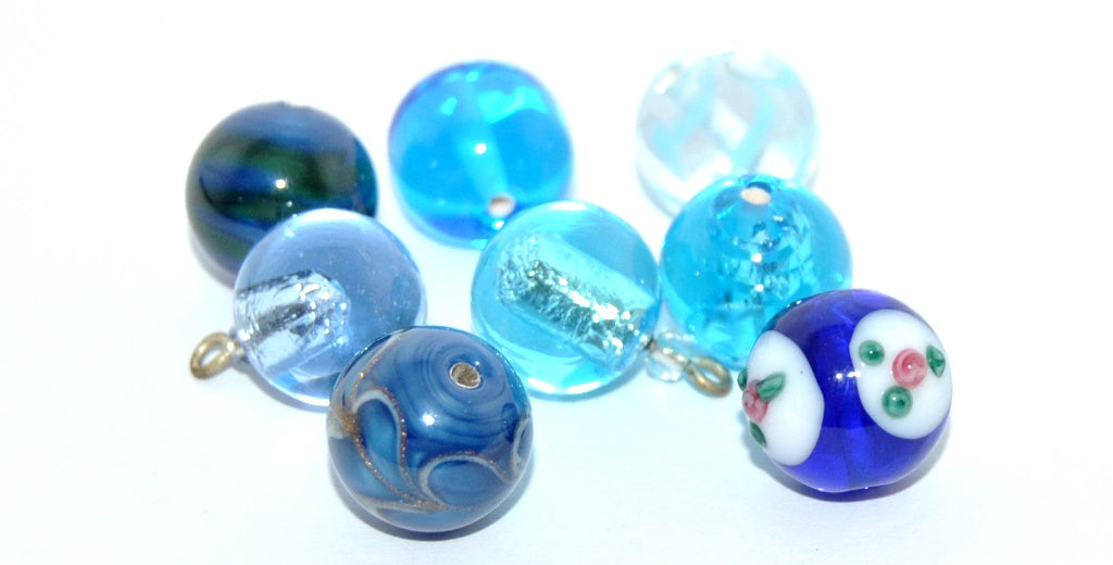 Lampwork HandMade Beads,Bq (-BQ), Glass, Czech Republic