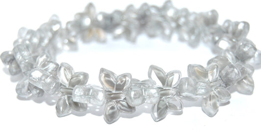 Table Cut Butterfly Beads, 46018 86700 (46018-86700), Glass, Czech Republic
