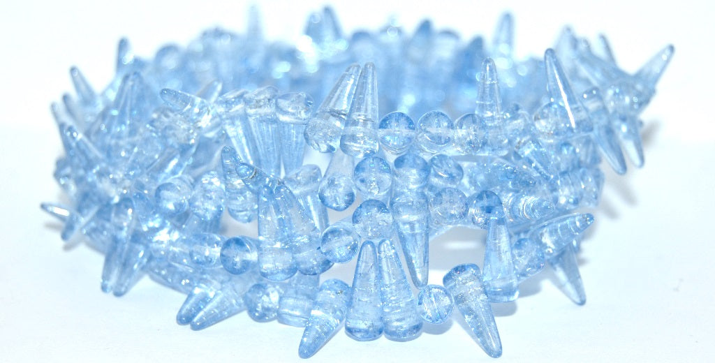 Spike Thorn Beads Crystal 34307 Crack (00030-34307-CRACK), Glass, Czech Republic