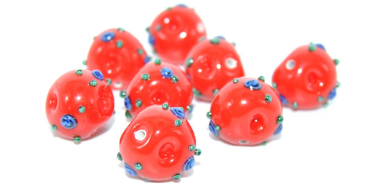 Lampwork HandMade Beads,E (-E), Glass, Czech Republic