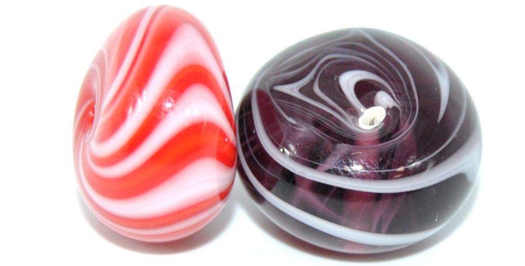 Lampwork HandMade Beads,B (-B), Glass, Czech Republic