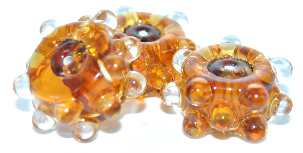 Lampwork HandMade Beads,E (-E), Glass, Czech Republic
