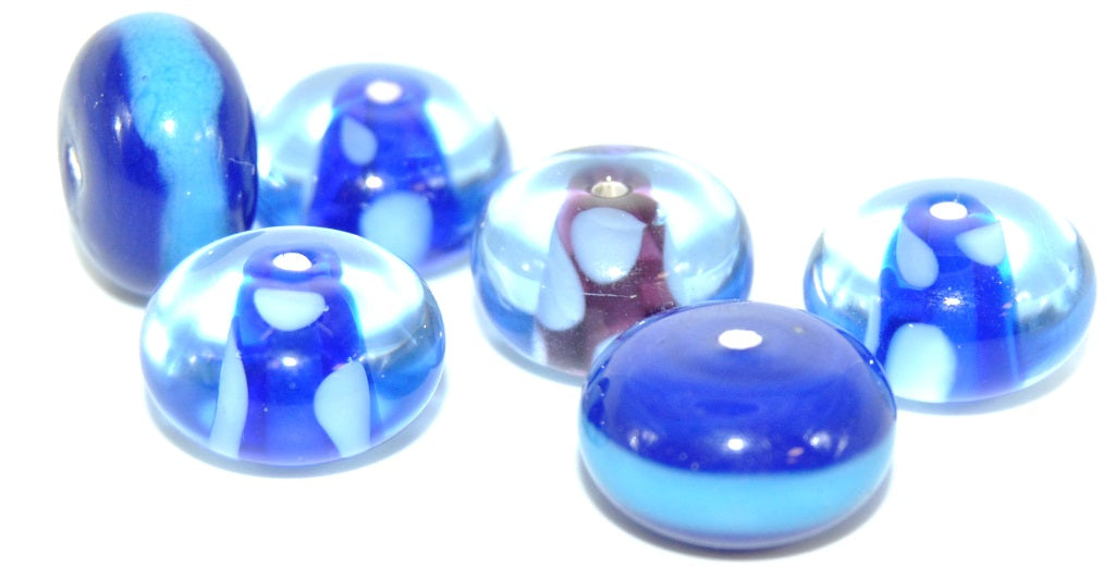Lampwork HandMade Beads,Q (-Q), Glass, Czech Republic