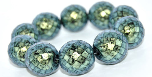 Fire Polished Round Faceted Beads,Black 86922 (23980-86922), Glass, Czech Republic