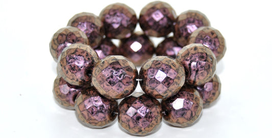 Fire Polished Round Faceted Beads,Black 86944 (23980-86944), Glass, Czech Republic