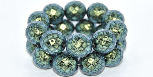 Fire Polished Round Faceted Beads,Black 86922 (23980-86922), Glass, Czech Republic