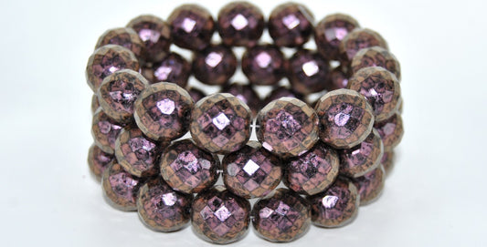 Fire Polished Round Faceted Beads,Black 86944 (23980-86944), Glass, Czech Republic