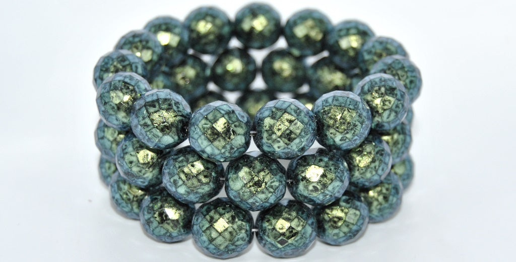 Fire Polished Round Faceted Beads,Black 86922 (23980-86922), Glass, Czech Republic