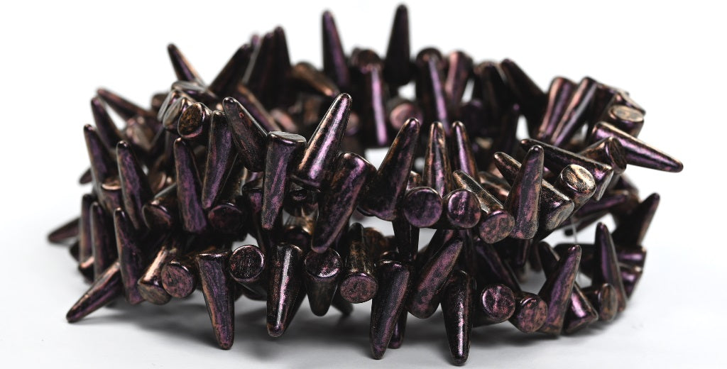 Spike Thorn Beads 86944 (86944), Glass, Czech Republic